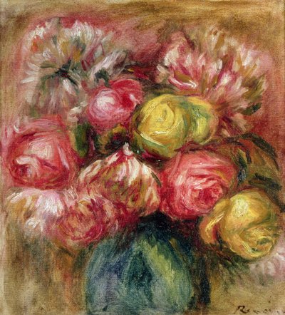 Chrysanten door Pierre Auguste Renoir